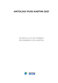 Image of Antologi puisi kartini 2021
